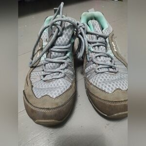 New Women’s Propet Piccolo WBA012M Grey/Mint Hiking Shoes size 6 1/2